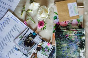 Course notes and photobooks for inspiration