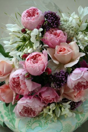 Peony bridal bouquet