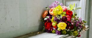 Green and Gorgeous wedding flowers