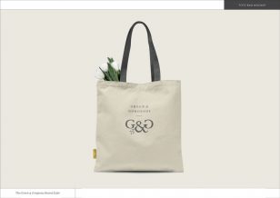 G&G tote bag branding design